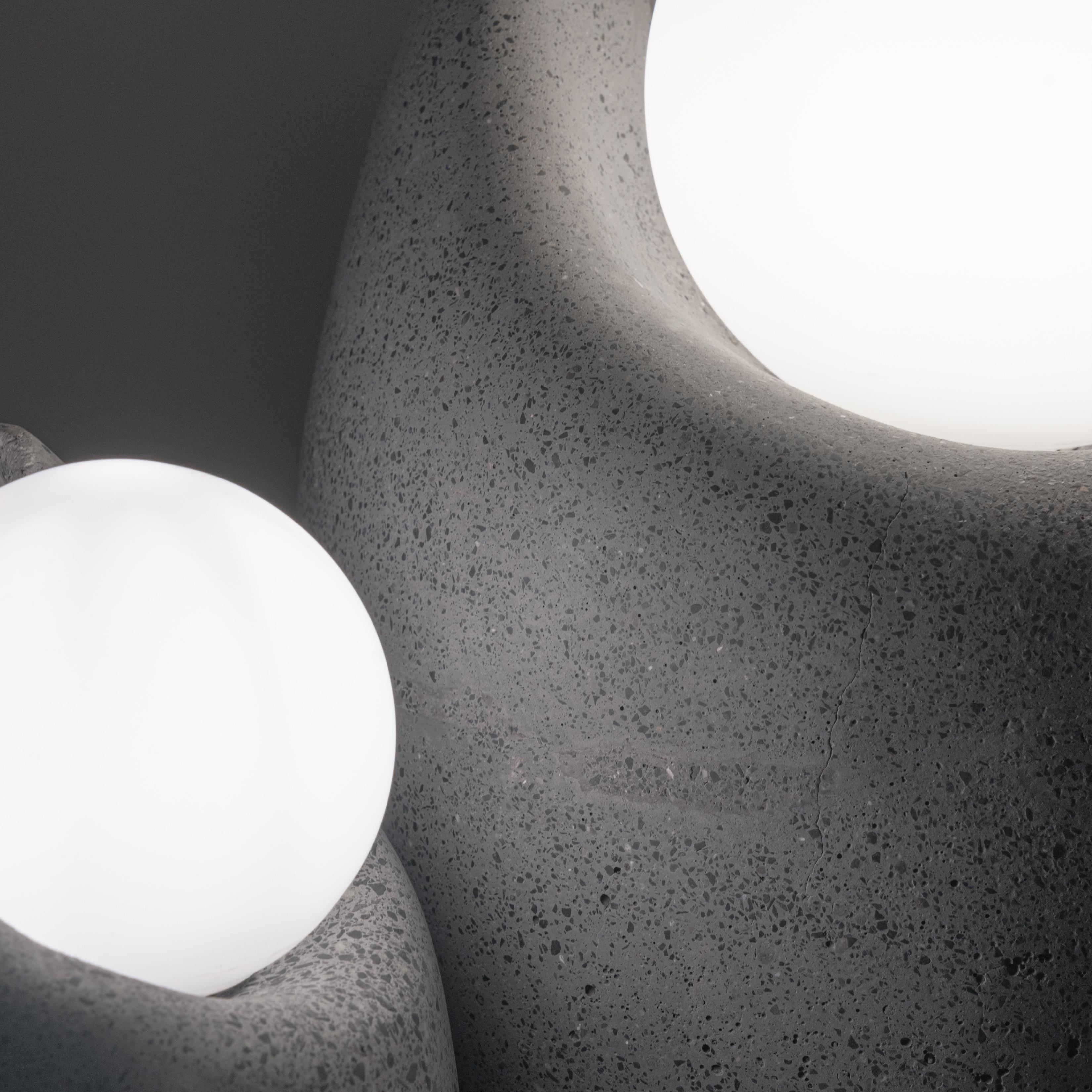 Other Pearl Small Table Lamp by Saadia Design For Sale