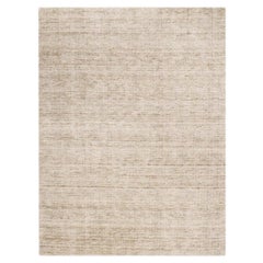 Pearl Smooth Collection, Silk Rug "White Silver"