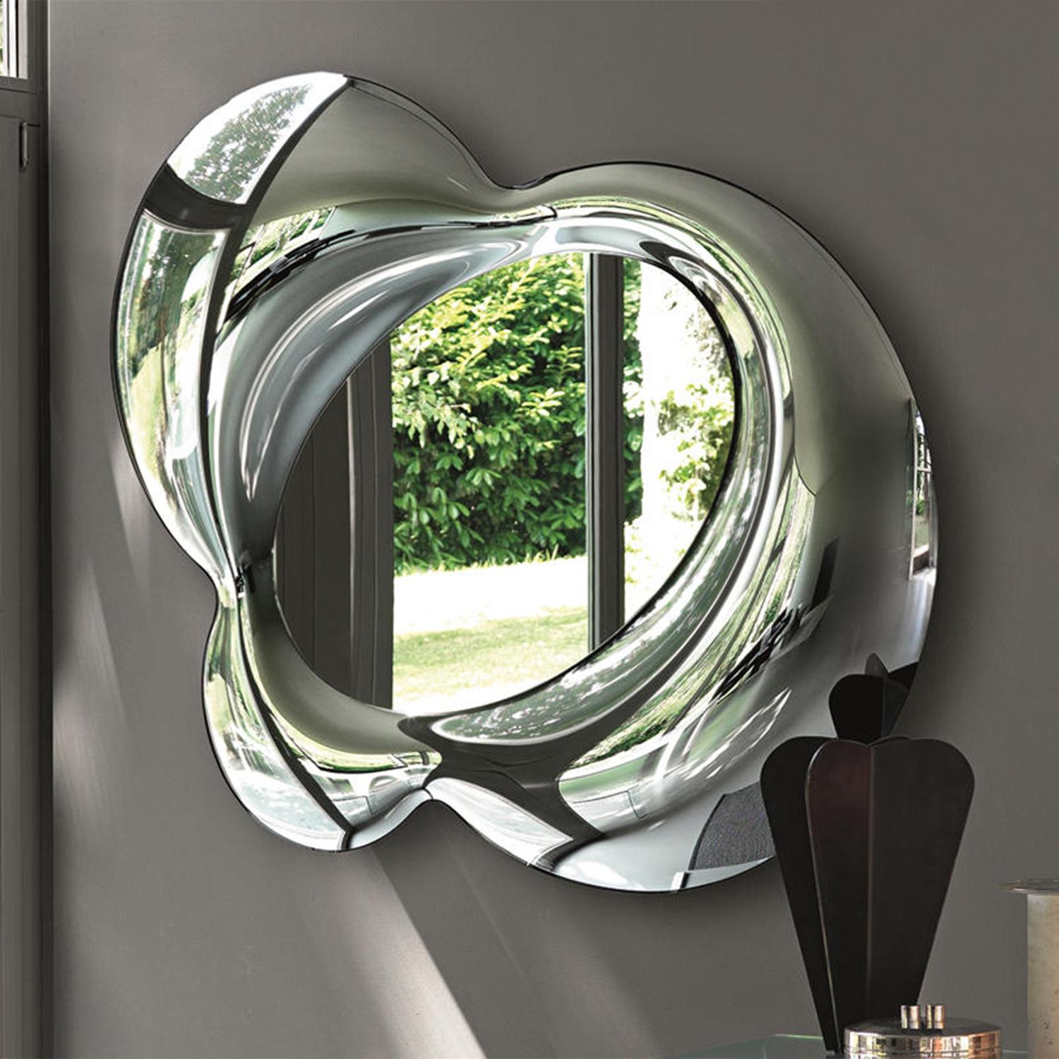 Italian Pearl Smooth Mirror For Sale