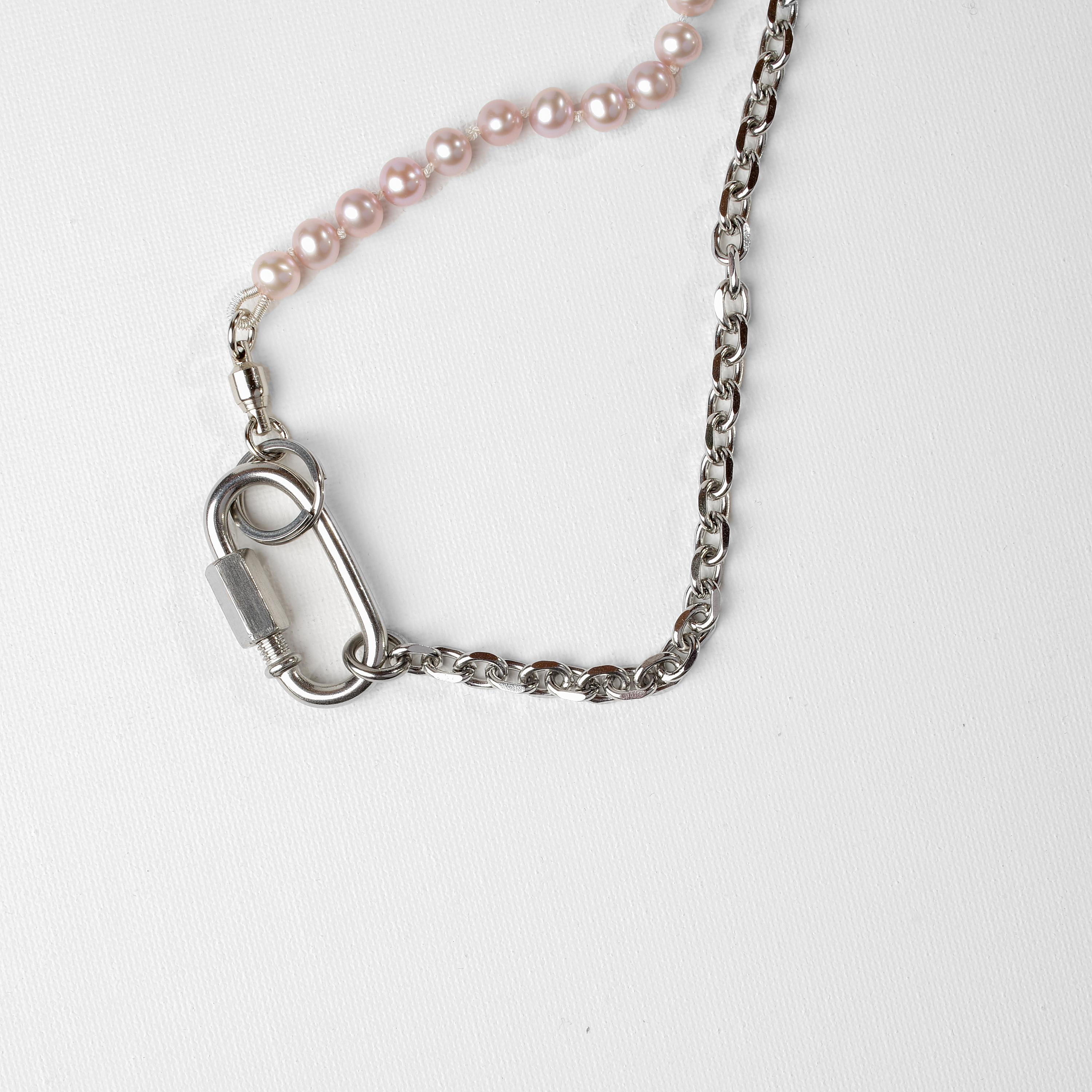 This one-of-a-kind necklace was created by PEARL/SAW, creator of 