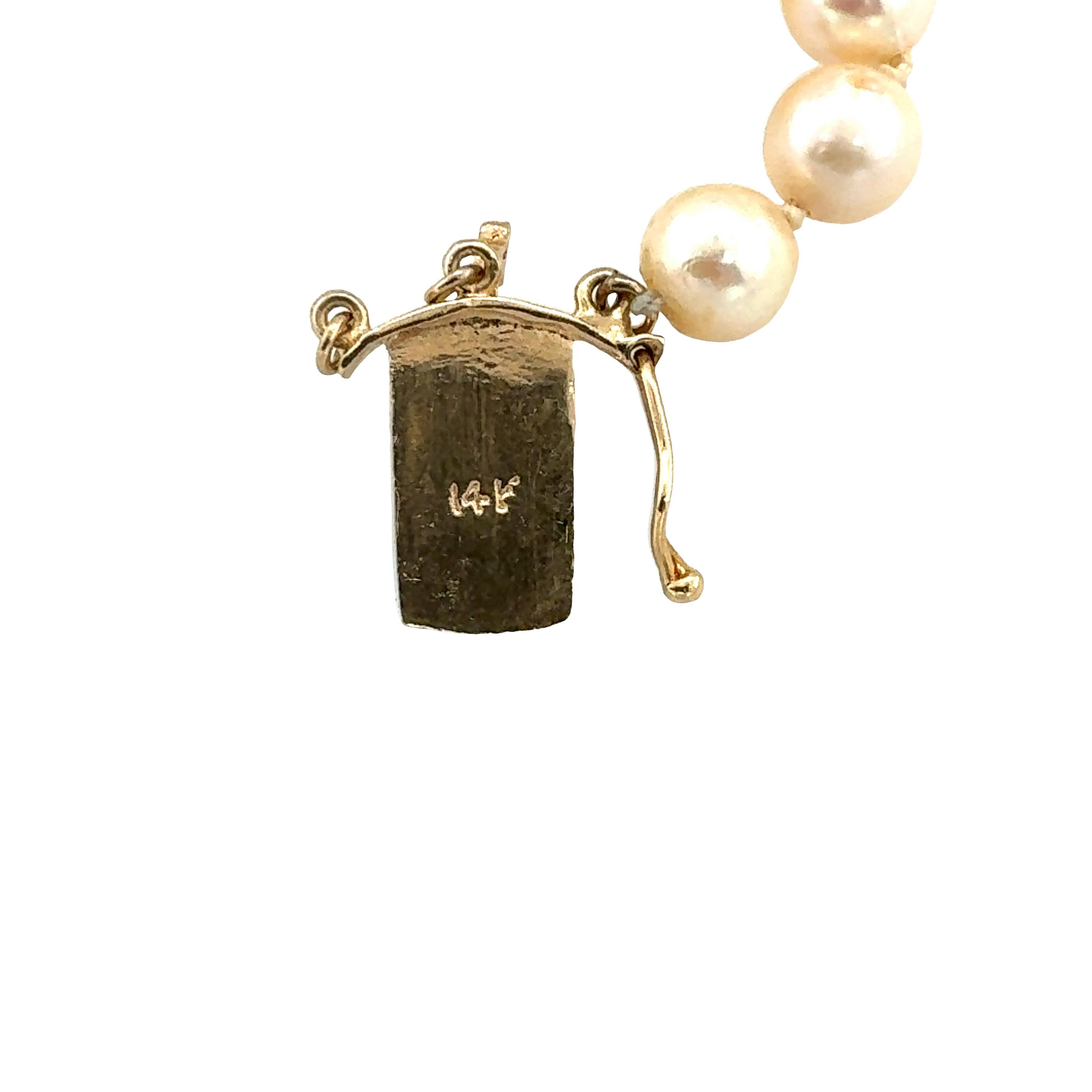 Taglio rotondo Collana con fili di perle in vendita