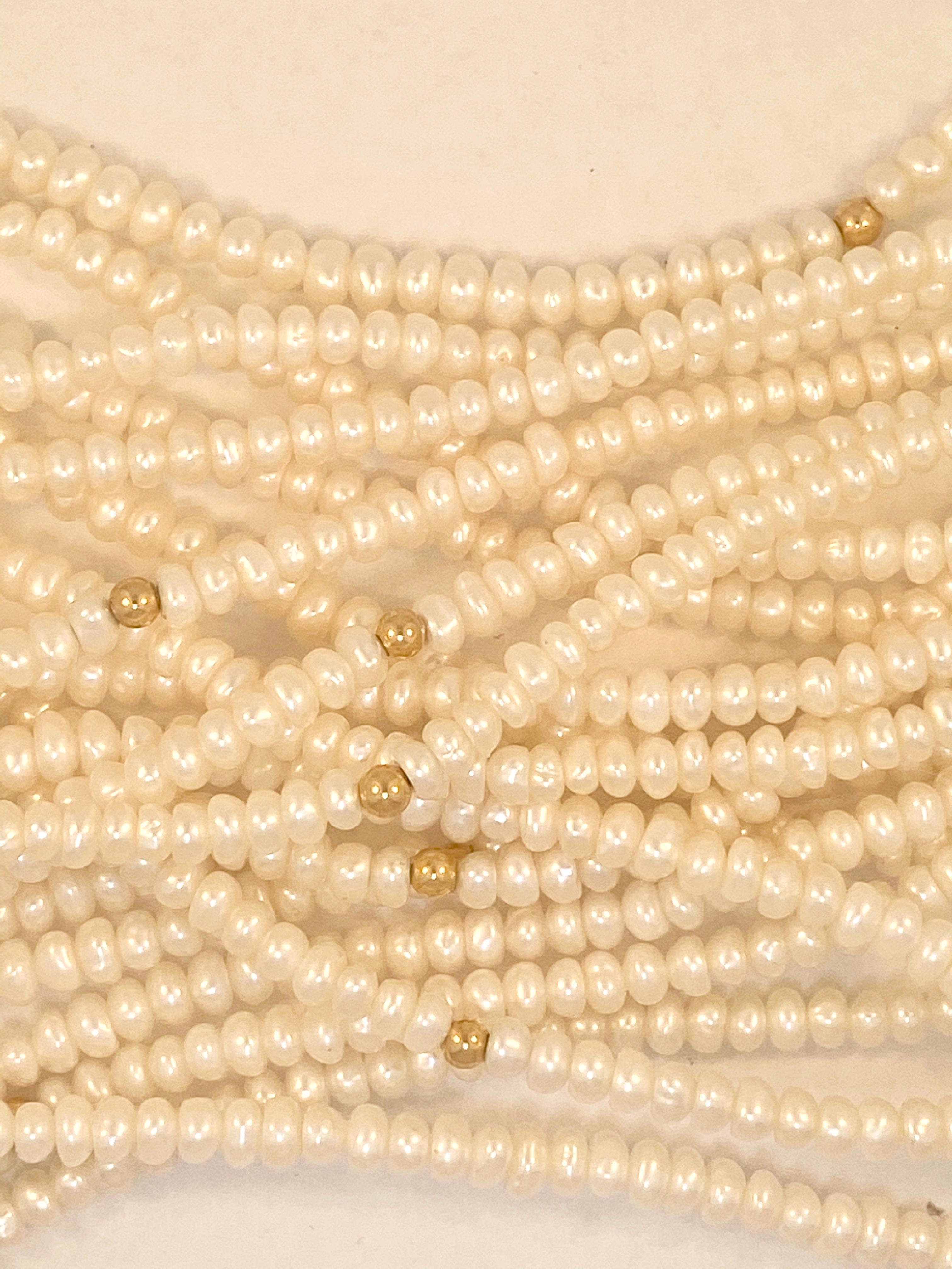 pearl necklace with toggle clasp