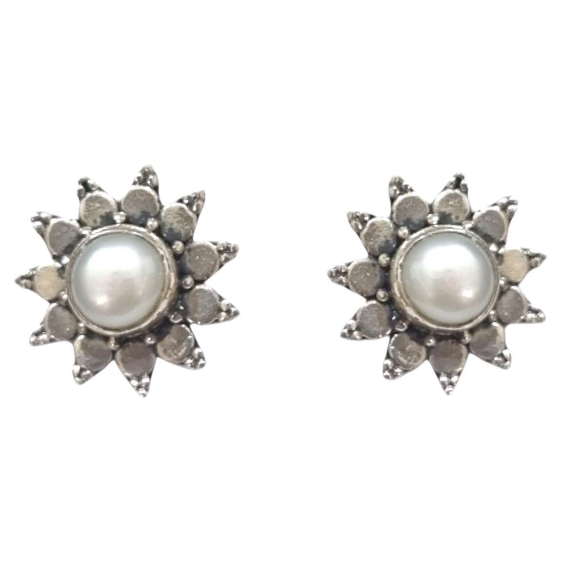 Pearl Stud Earrings For Sale