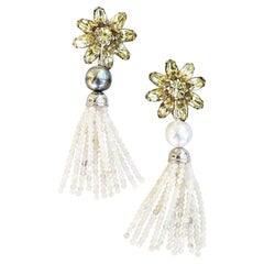 Pearl Tassel Earrings