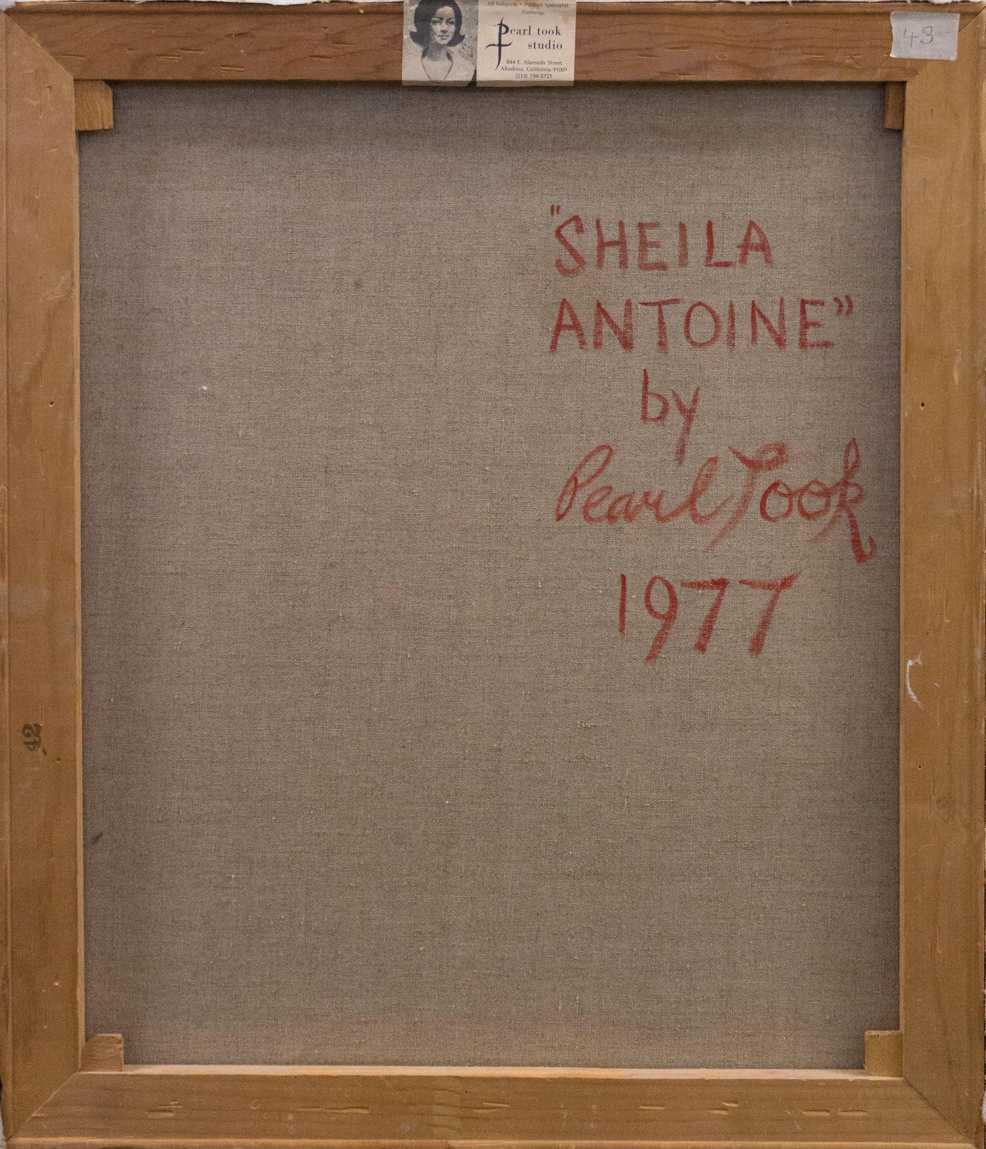 „Sheila Antoine mit Afro“, Sir John Cass, Otis Art Institute, Kalifornien im Angebot 2
