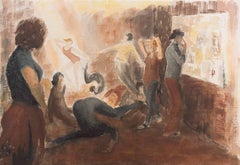 'Dance Class', Modernist Figural, Sir John Cass, Otis Art Institute, Parson's