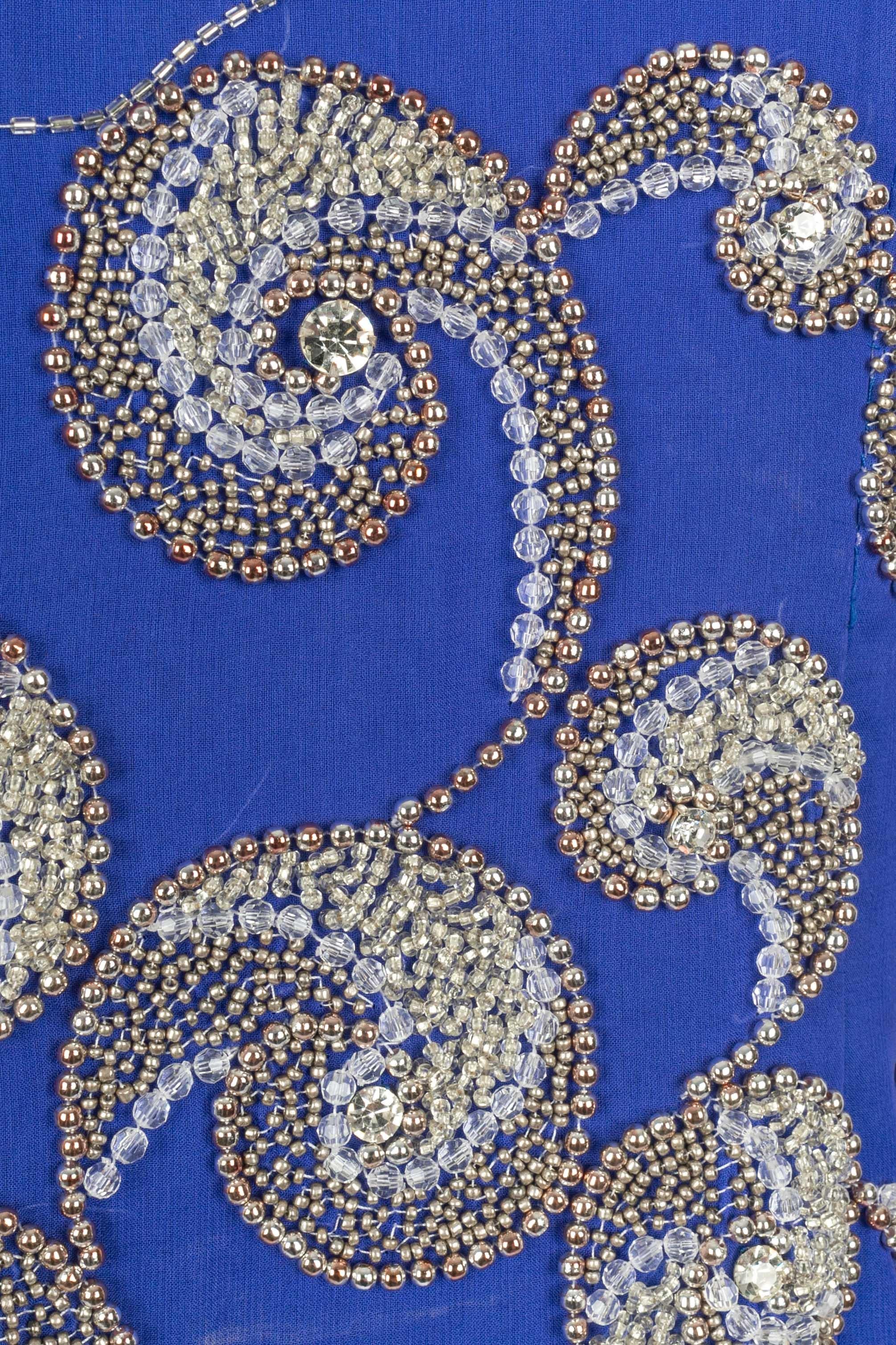 Robe perlée des années 1970 en vente 5