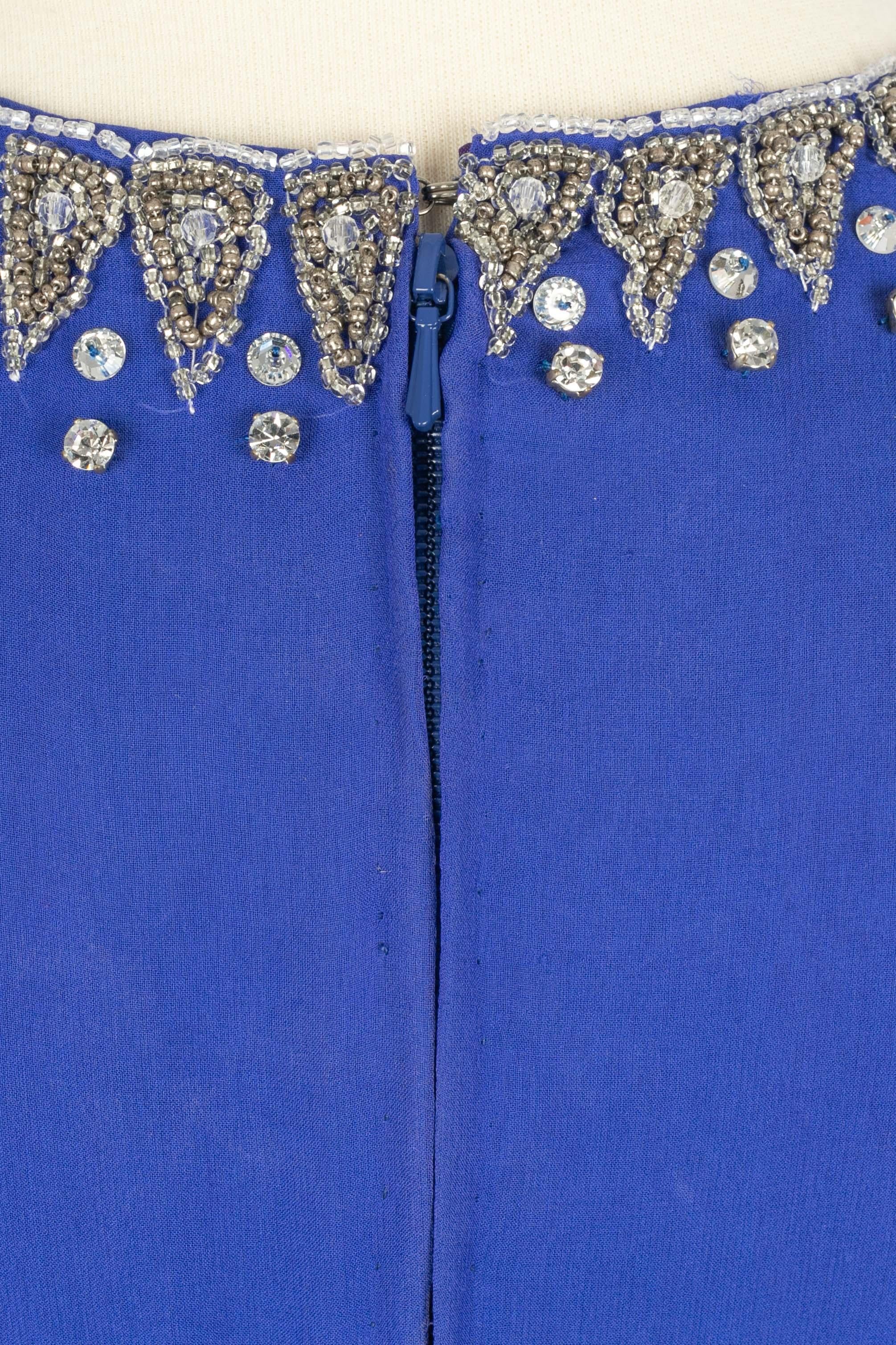 Robe perlée des années 1970 Pour femmes en vente