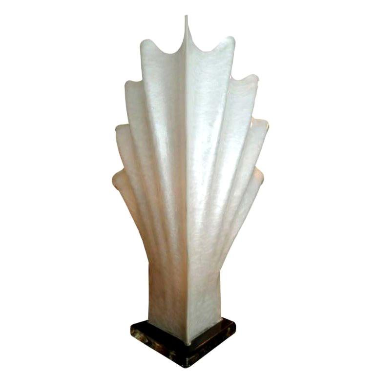 Pearlescent Acrylic Shell Lamp