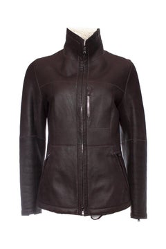 Pearls, Brown lammy coat with shearling