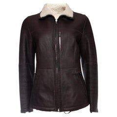 Pearls, Brown lammy coat with shearling