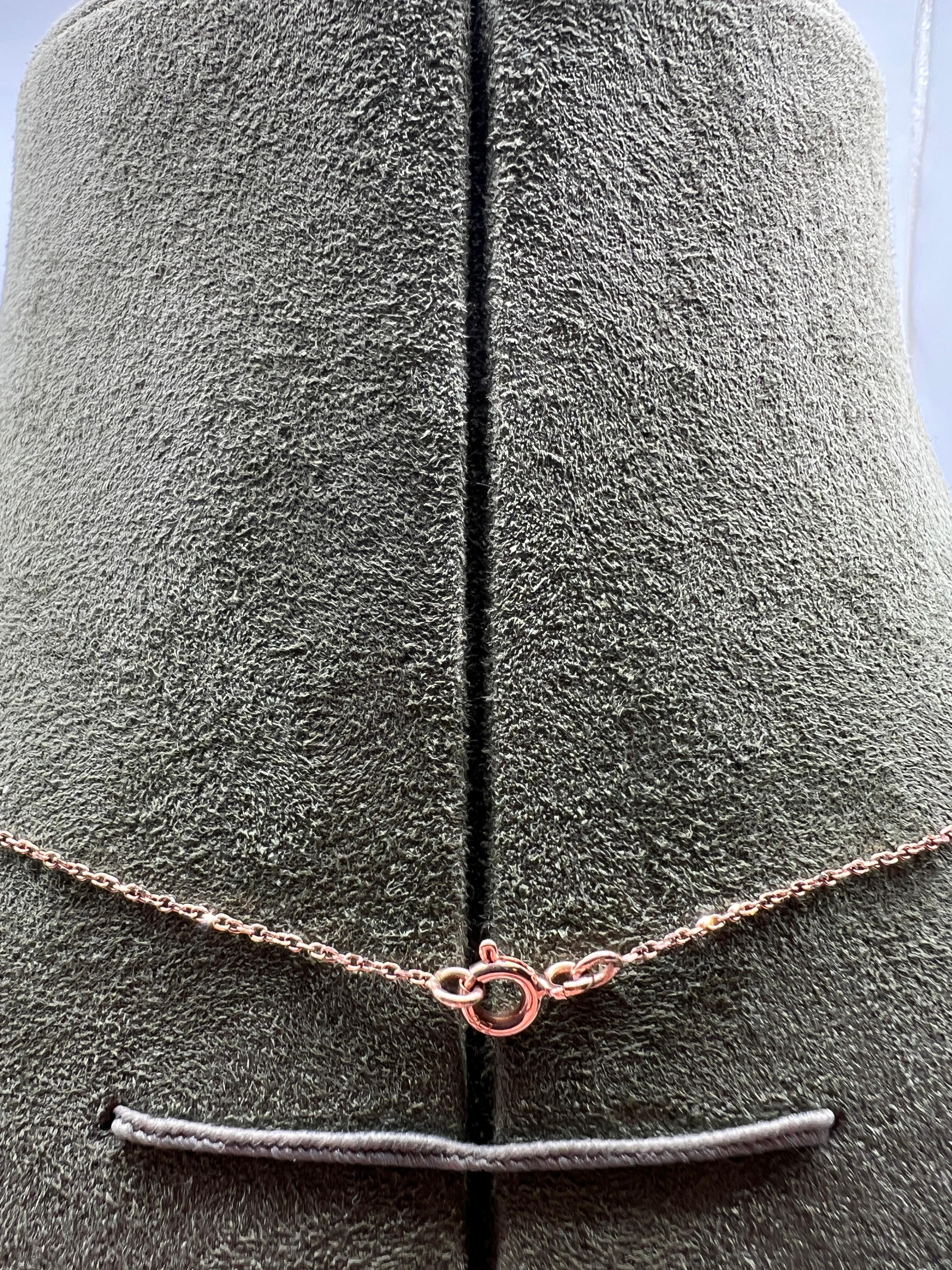 Pearls Cultures Rose Gold 18 Carats Necklace In New Condition For Sale In Vannes, FR