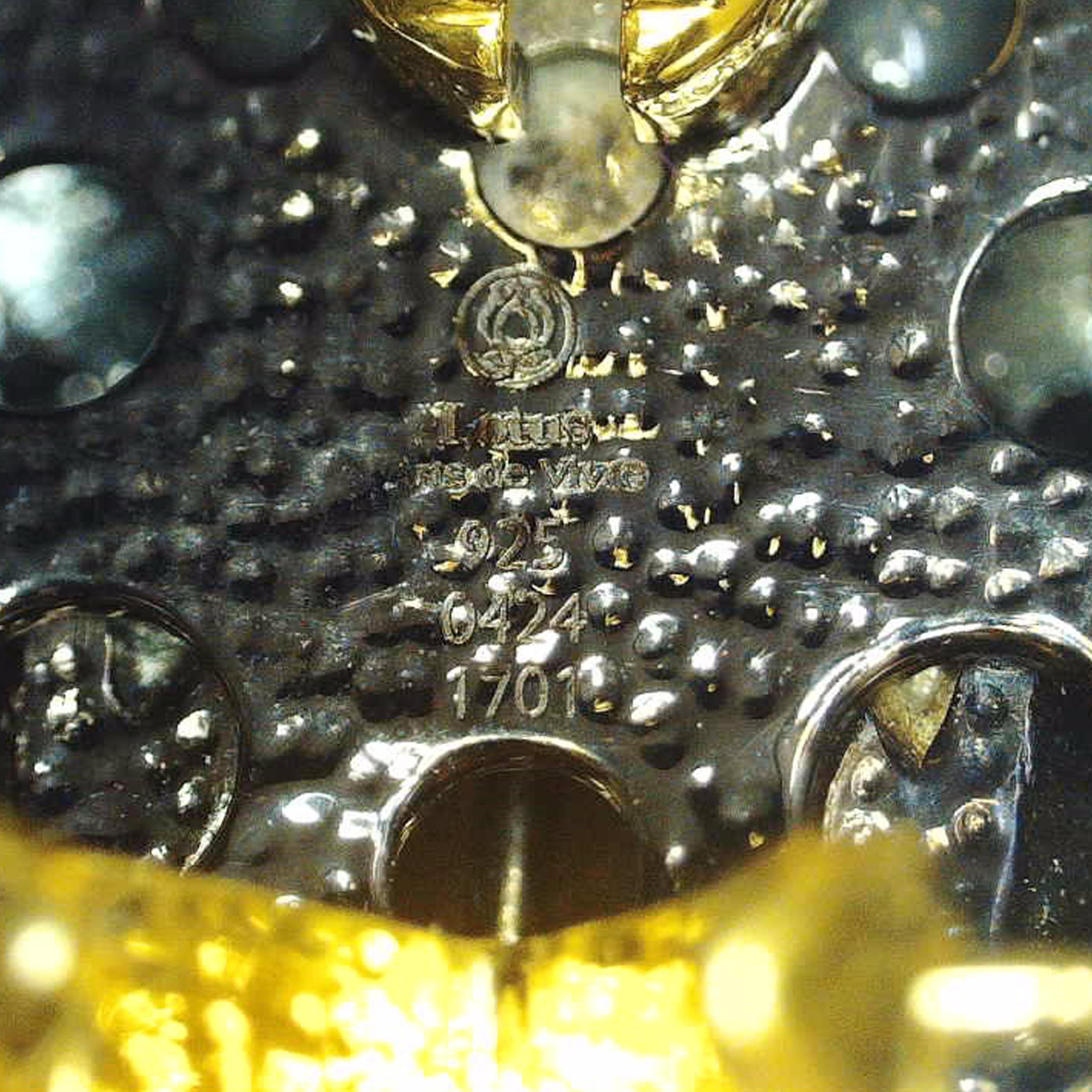 Women's Pearls Diamond 18 Karat Gold Scarab Earrings For Sale