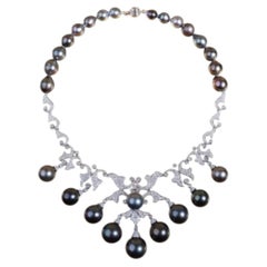 Pearls & Diamonds 18k Gold Necklace