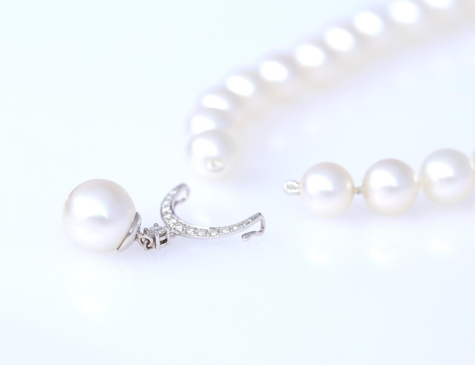 Halskette AAA Qualität AAA Perlen Diamanten 2,5 Karat, 2020 im Angebot 8