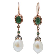 Emerald Dangle Earrings