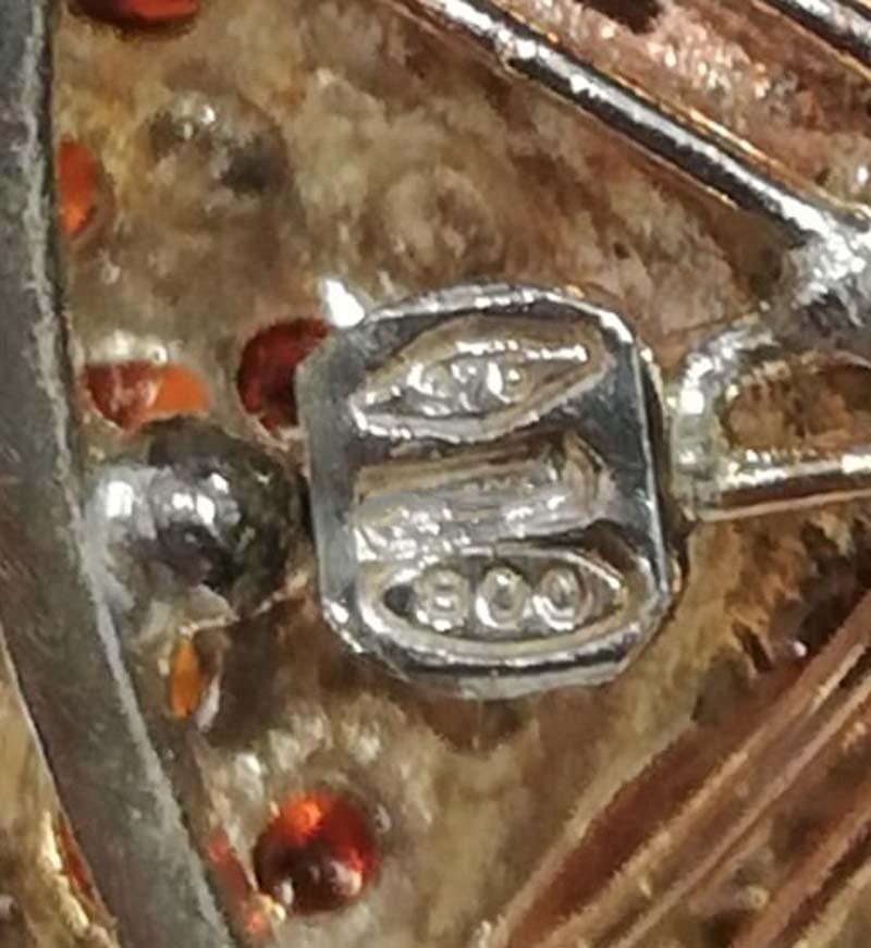 De las mujeres Pearls, Rubies, Multicolor Stones, Rose Gold and Silver Bracelet. en venta