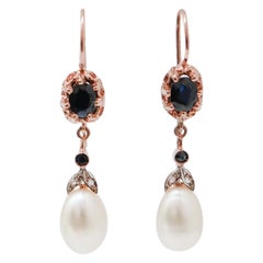 Sapphire Dangle Earrings