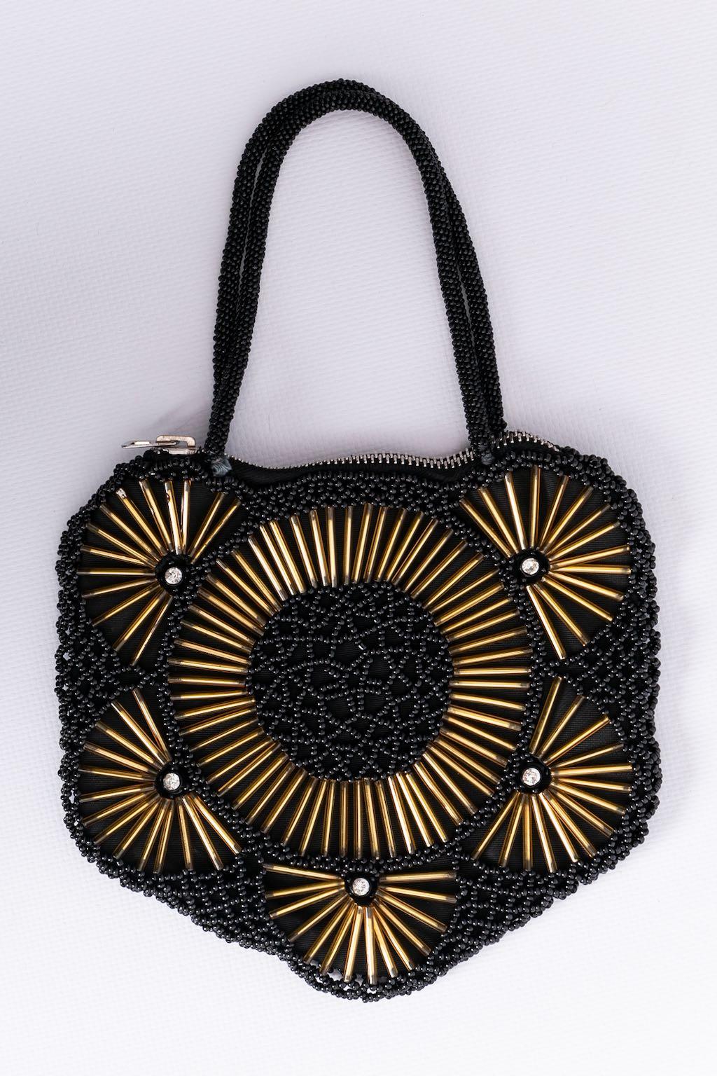 Pearly bag, 1920s In Good Condition For Sale In SAINT-OUEN-SUR-SEINE, FR