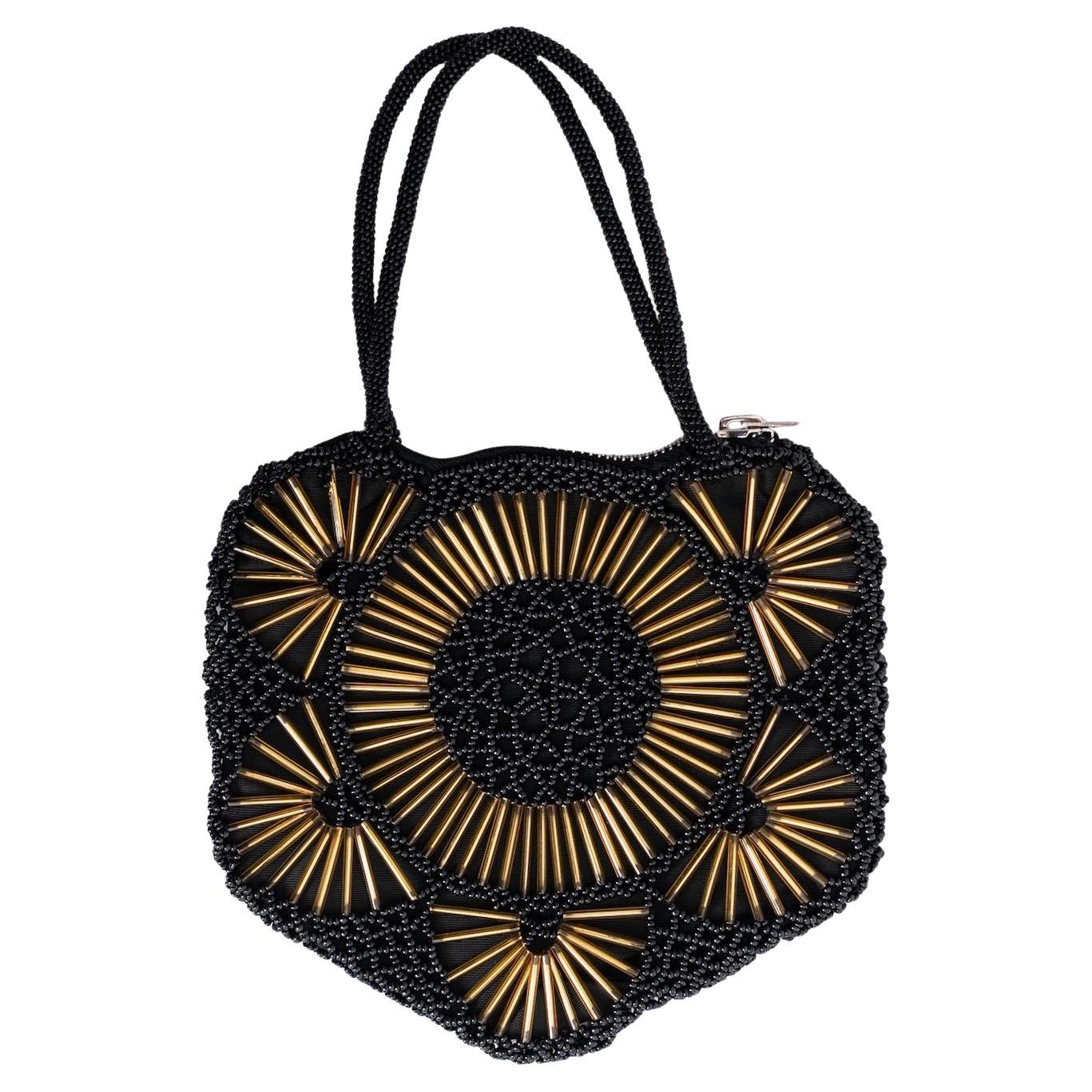 Pearly bag, 1920s For Sale