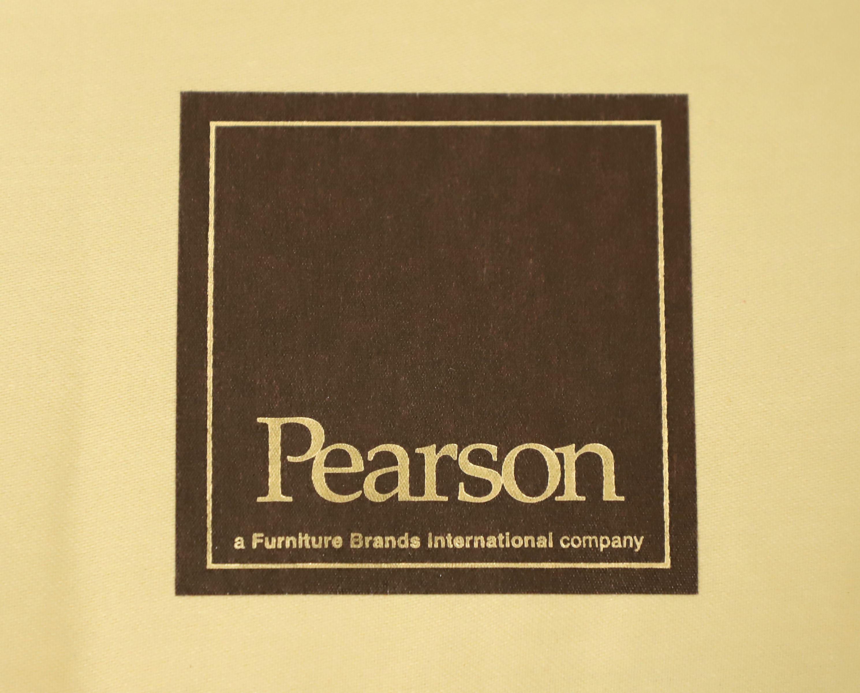 PEARSON Contemporary Brocade Upholstered Loveseat - B For Sale 4