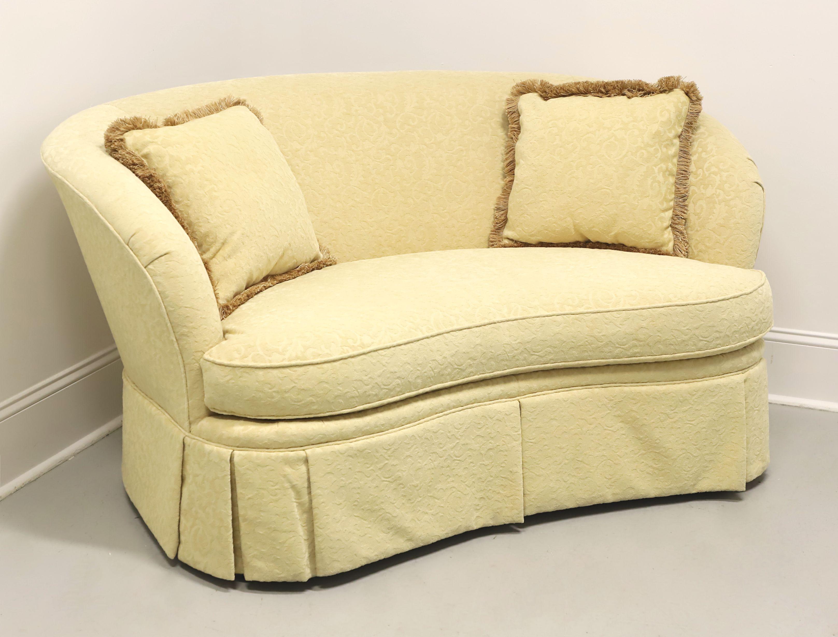 PEARSON Contemporary Brocade Upholstered Loveseat - B For Sale 6