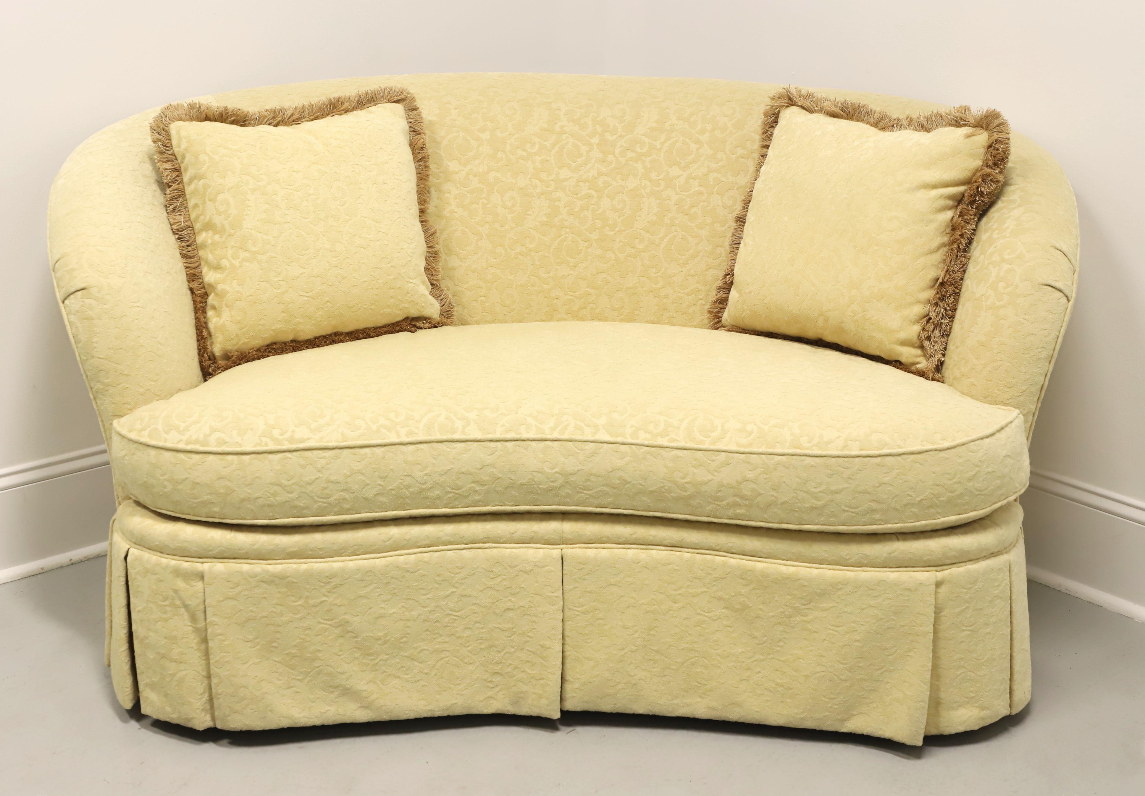 Modern PEARSON Contemporary Brocade Upholstered Loveseat - B For Sale