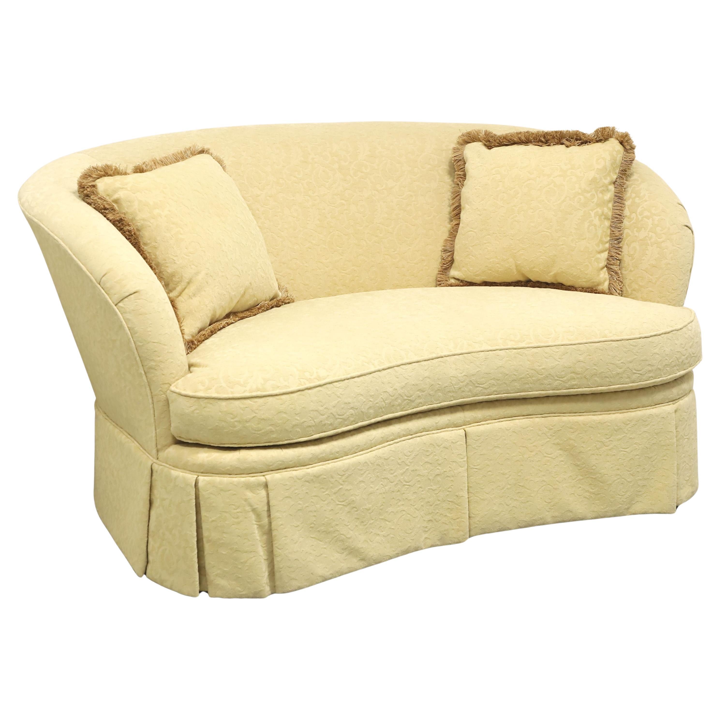 PEARSON Contemporary Brocade Upholstered Loveseat - B