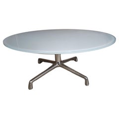 Pearson Lloyd for Coalesce Modernist Frosted Glass Top and Steel Coffee Table