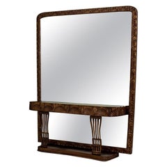 Art Nouveau Pearwood Vanity Table With Mirror Circa 1910