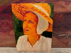"Peasant Woman" Tempura Painting by Sigrid Holmwood