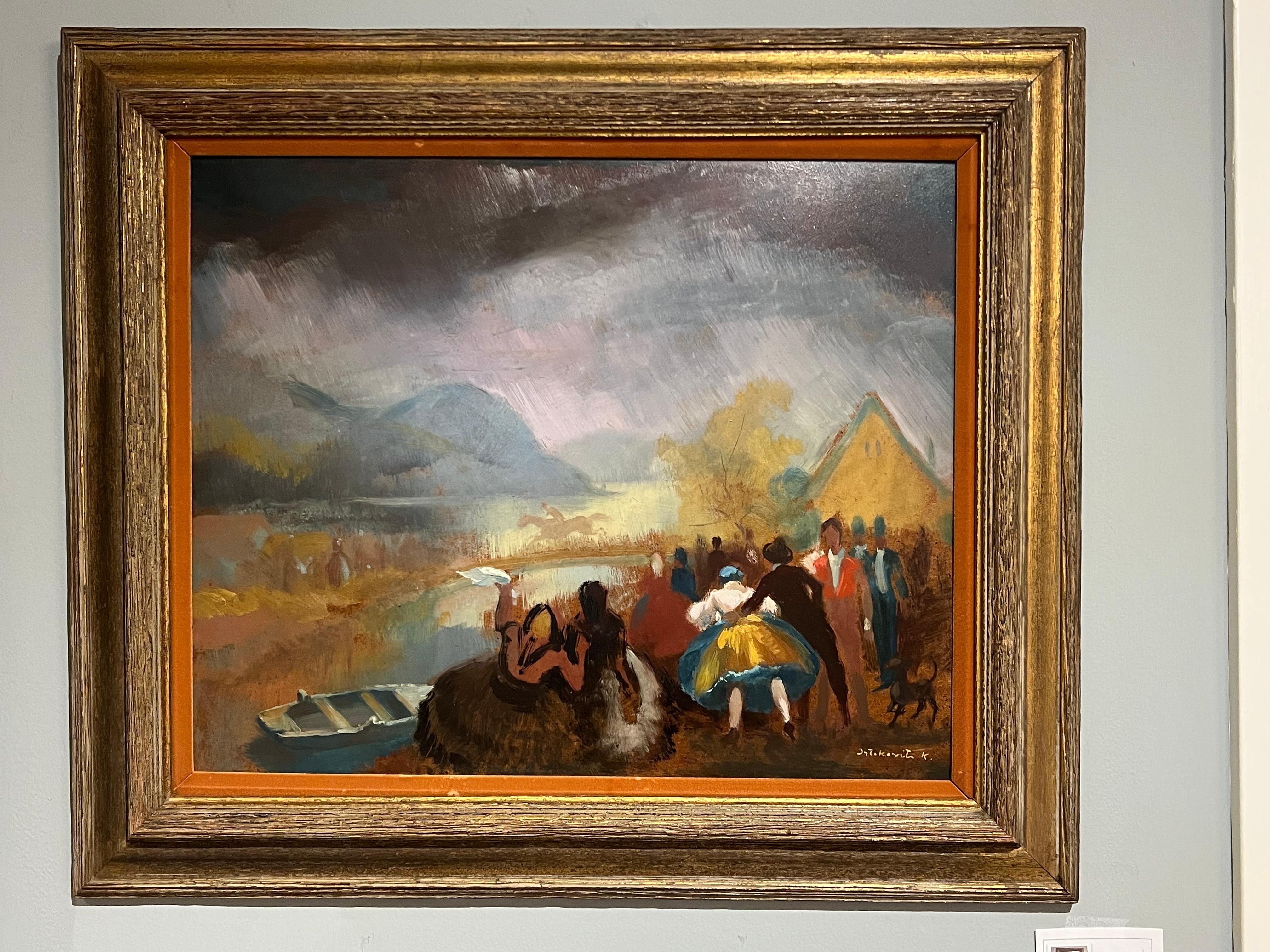   Kalman Istokovits (1898-1990)
                        Artista húngaro 
Pintor, artista gráfico. En 1918 decidió ir a América, pero cambió de opinión y regresó de Milán. Comenzó a aprender en una escuela gratuita. Como alumno de István Zádor,