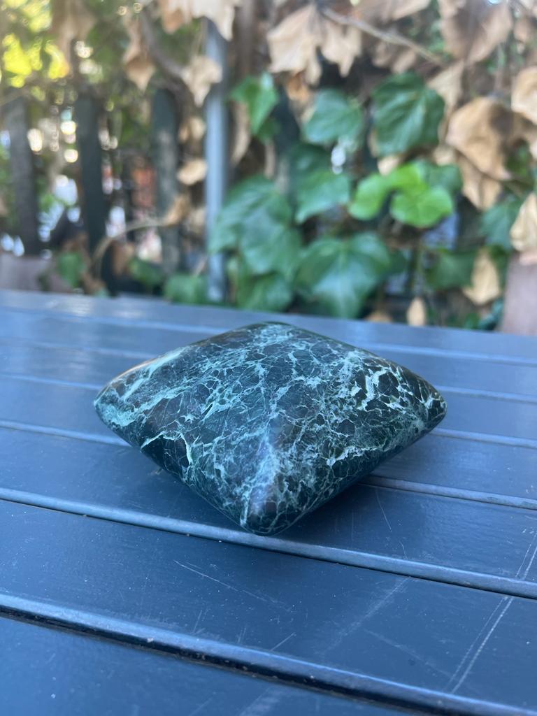 Contemporary Pebble Black Marble Meditative Cushion by On.Entropy Ideal as a Desk Accessory For Sale