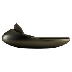 Contemporary Sculptural Fiberglass Pebble Chaise Longue by Nini Andrade Silva