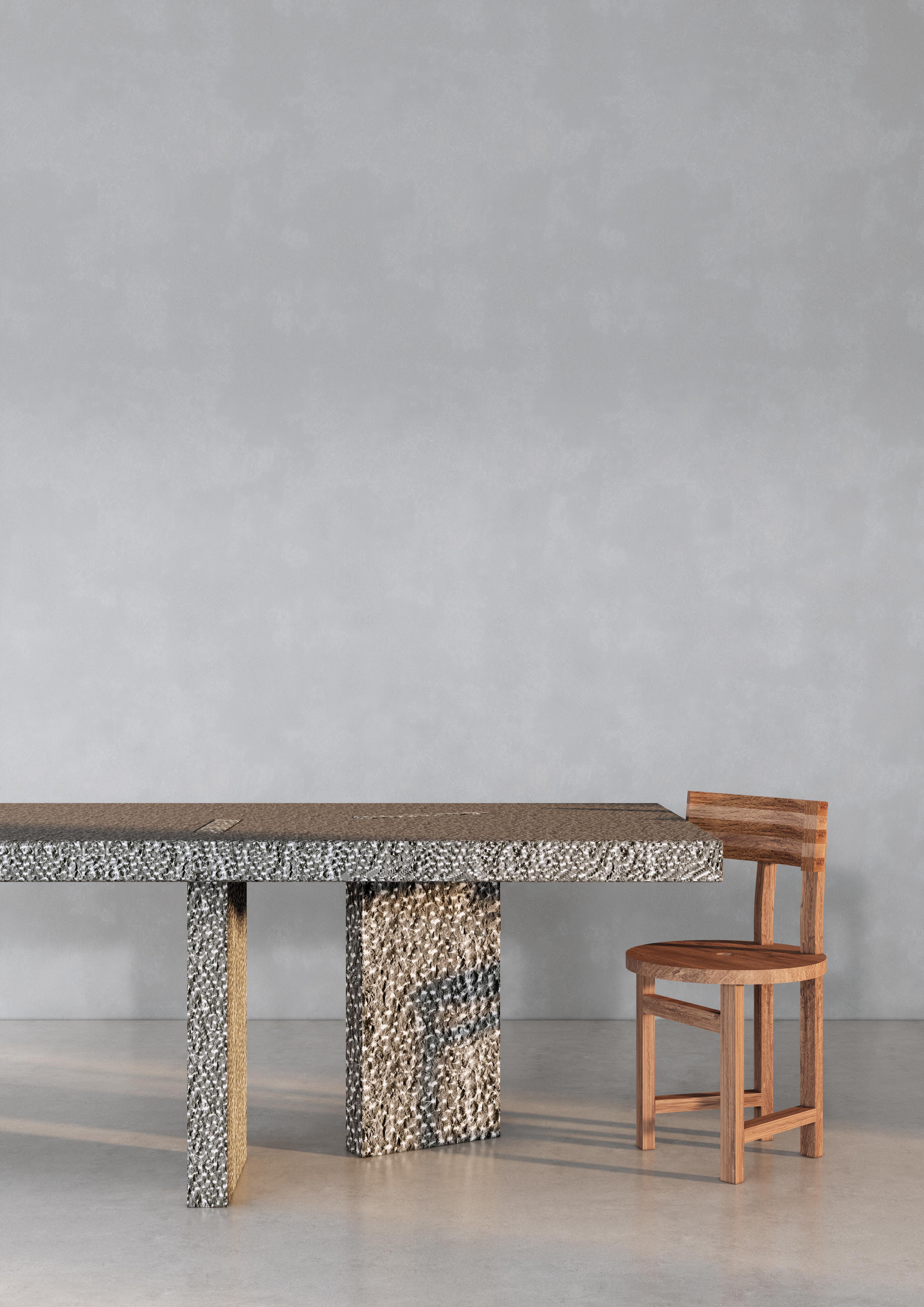 Portuguese Pebble Dining Table by Studio Gameiro For Sale