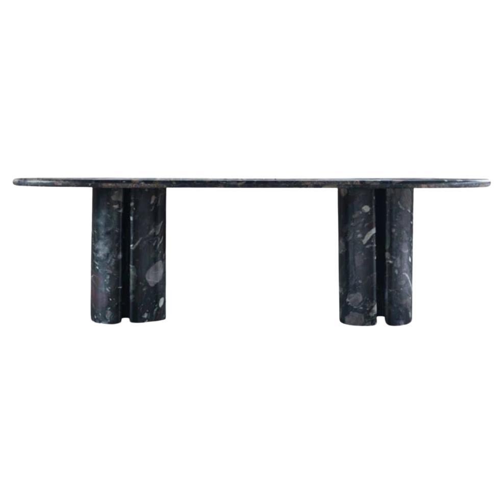 Pebble Granite Marble Dining Table For Sale