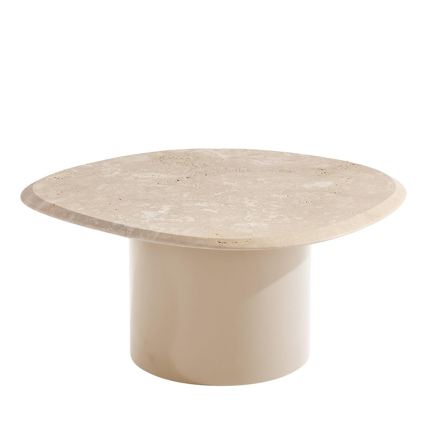 Table basse Pebble M en bois laqué et marbre de Carpanese Home Neuf - En vente à Milan, IT