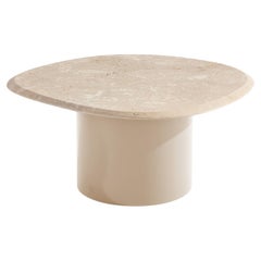Pebble M Lacquered Wood and Marble Coffee Table by Carpanese Home