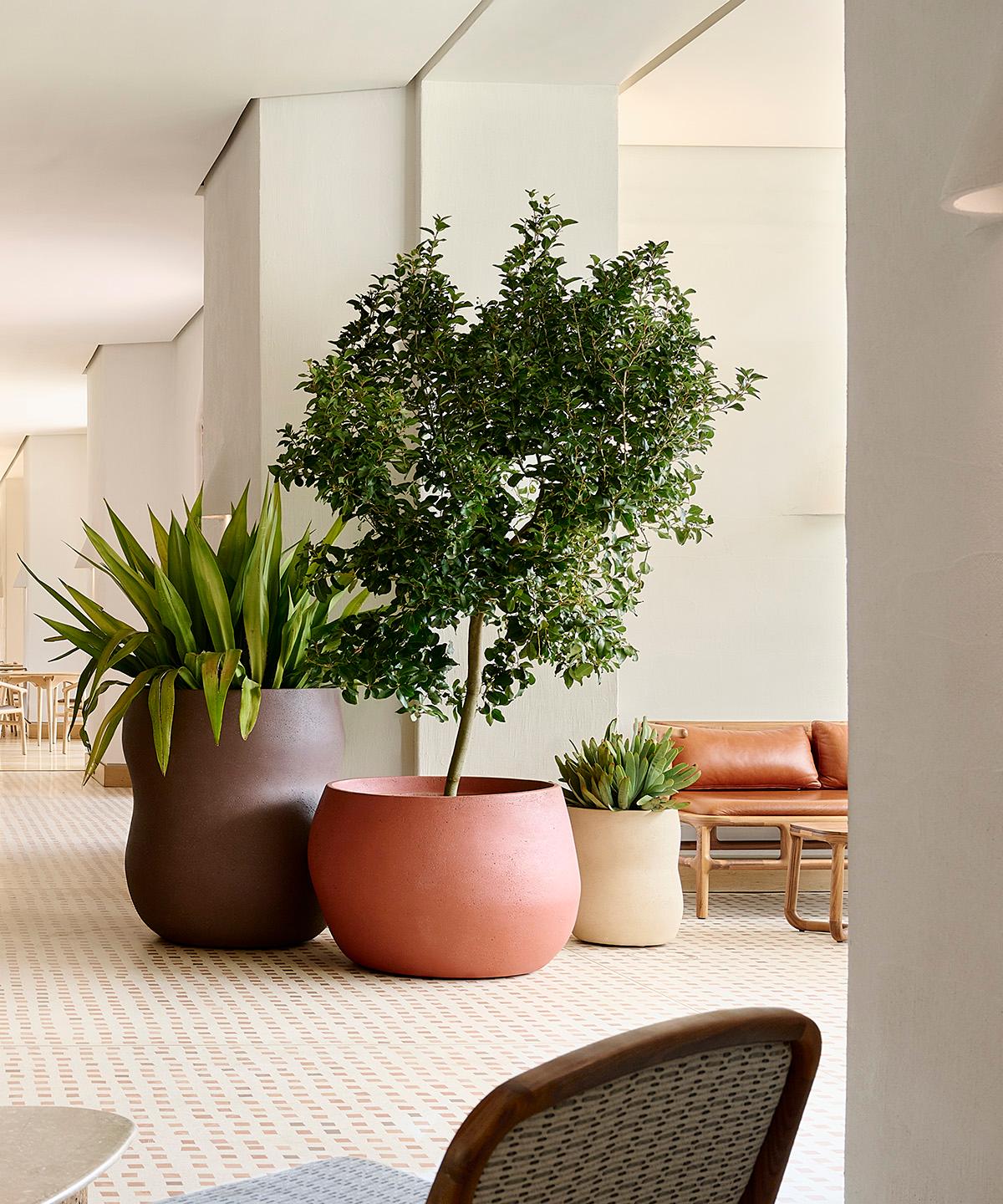 Pebble Midi Grey Planter by Indigenus For Sale 2