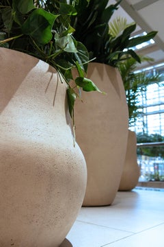 Pebble Midi Terracotta Planter by Indigenus