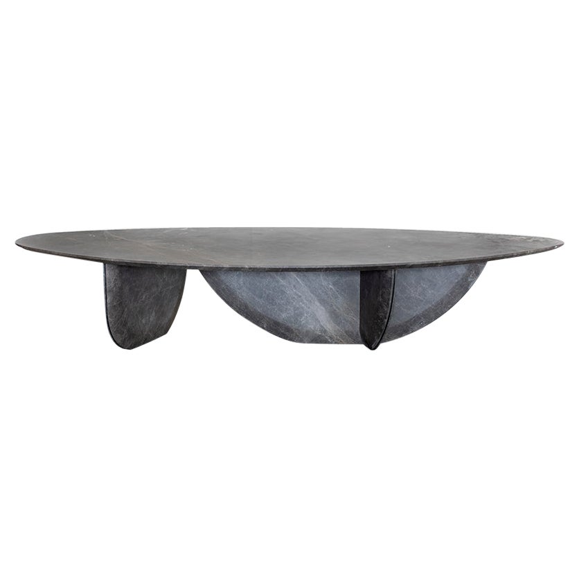 Tavolino da caffè Pebble Ocean in travertino nero di ATRA Design