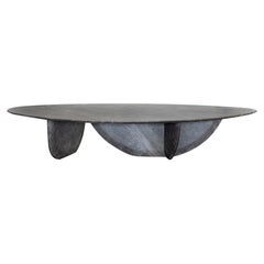 Tavolino da caffè Pebble Ocean in travertino nero di ATRA Design
