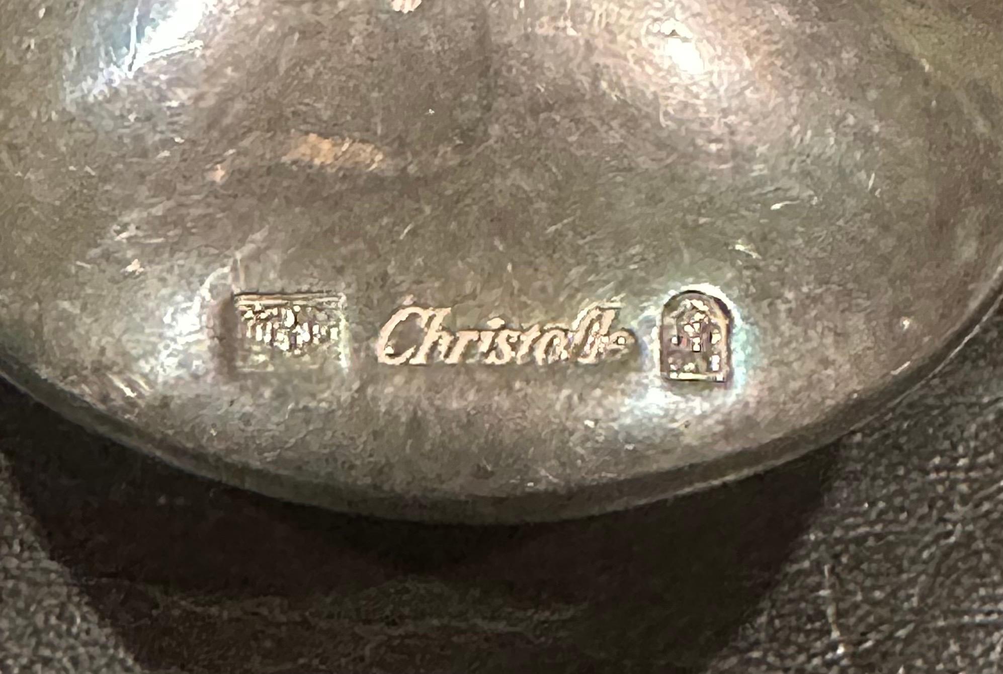 Presse-papiers « Pebble of Peace » en métal argenté de Christofle de France en vente 2