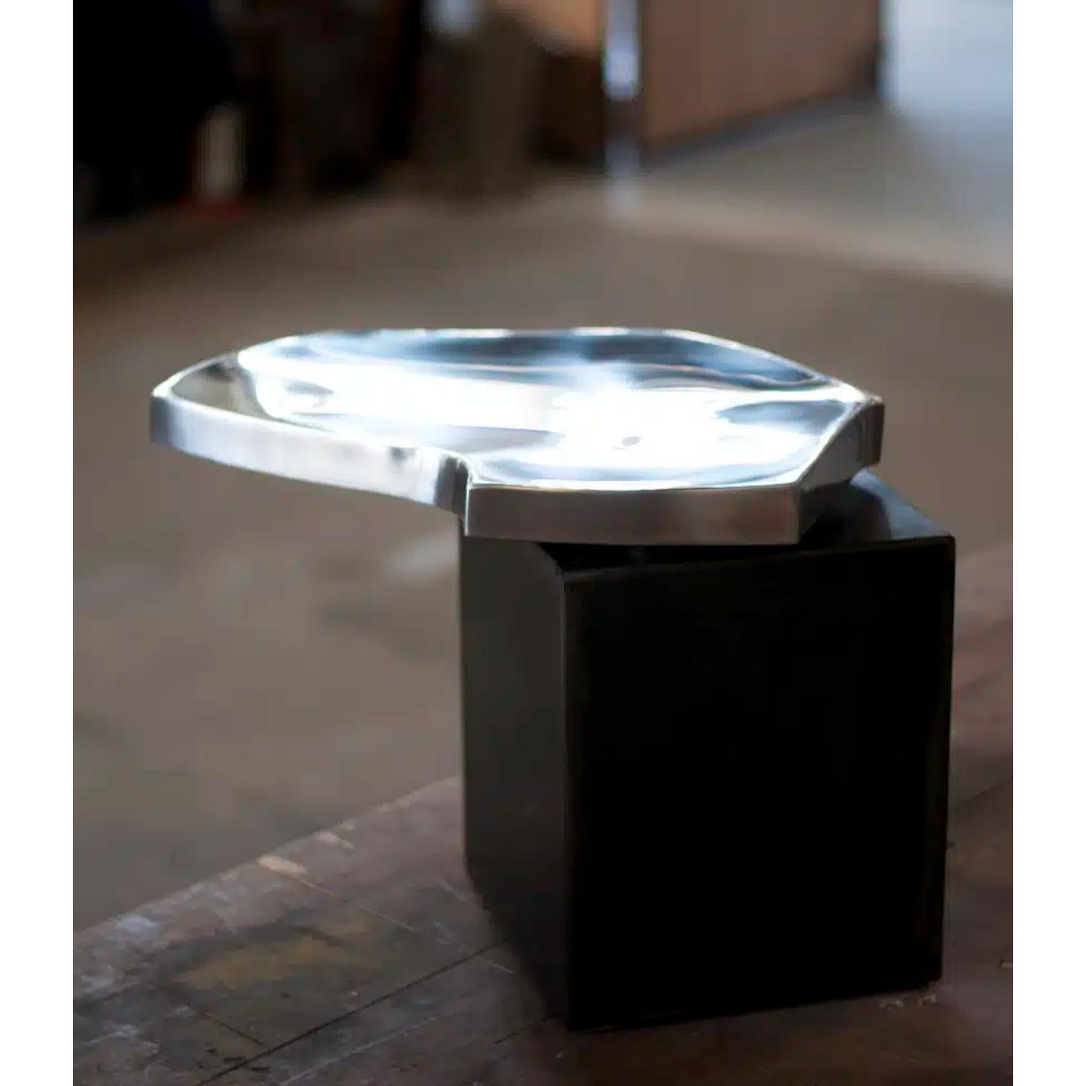 Belgian Pebble Side Table by Pol Quadens For Sale