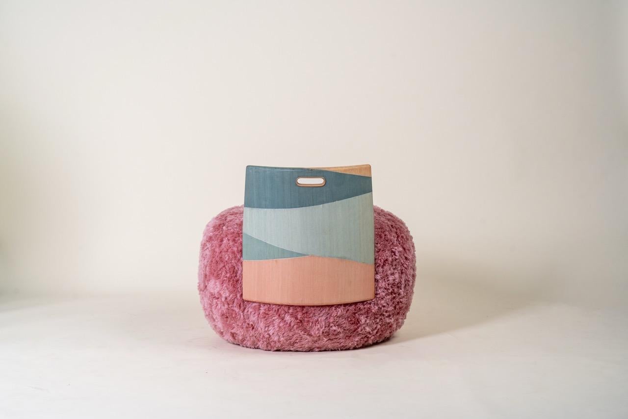 Lebanese Pebble Single Sofa By Nada Debbs For Sale