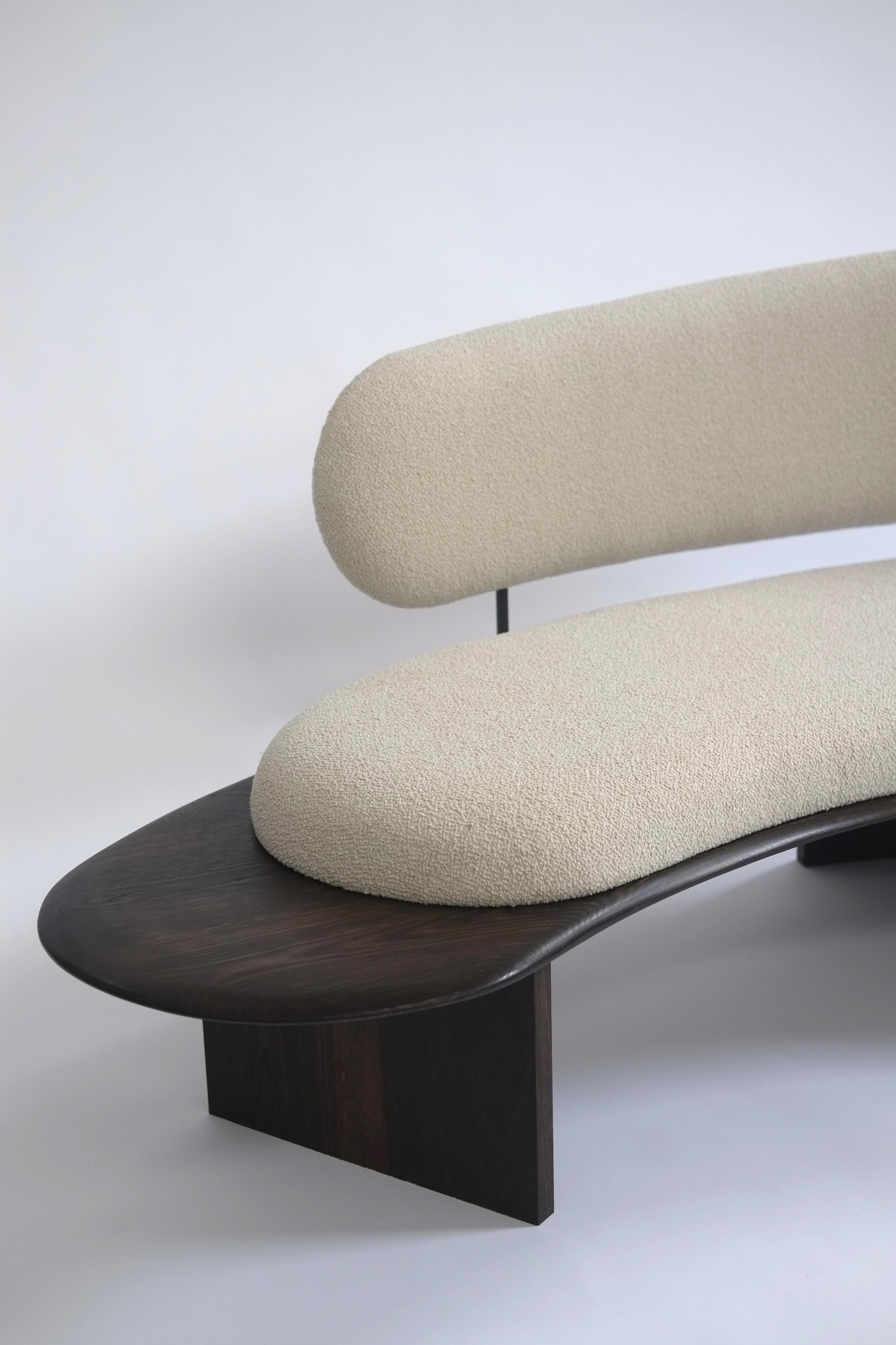 Wool Pebble Sofa by Fred Rigby Studio For Sale