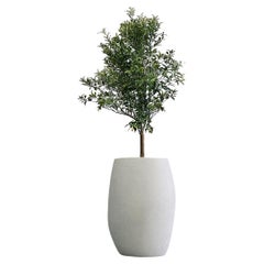 Pebble Tall Grey Planter by Indigenus