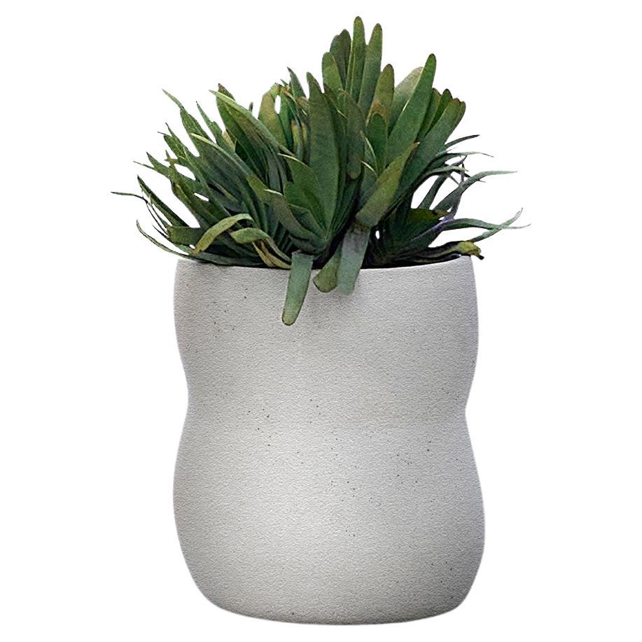 Pebble XS Grey Planter by Indigenus