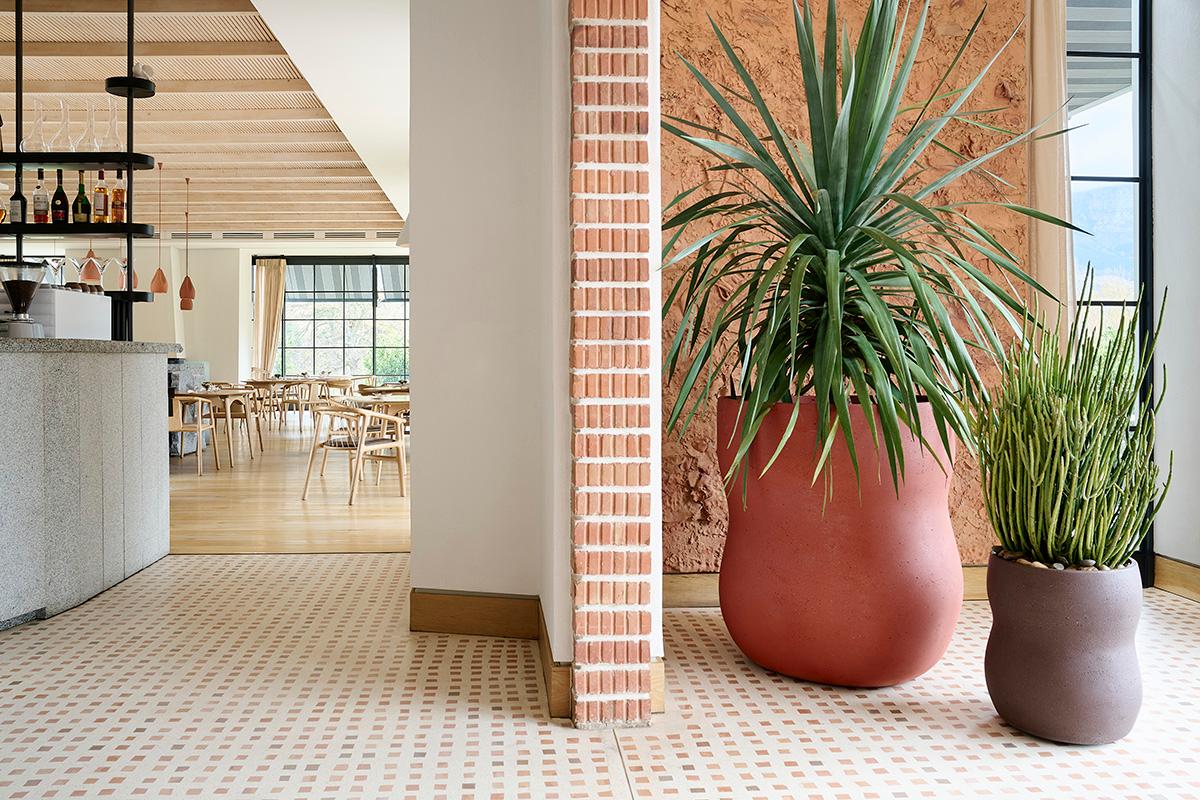 Pebble XS Terracotta Planter by Indigenus For Sale 5