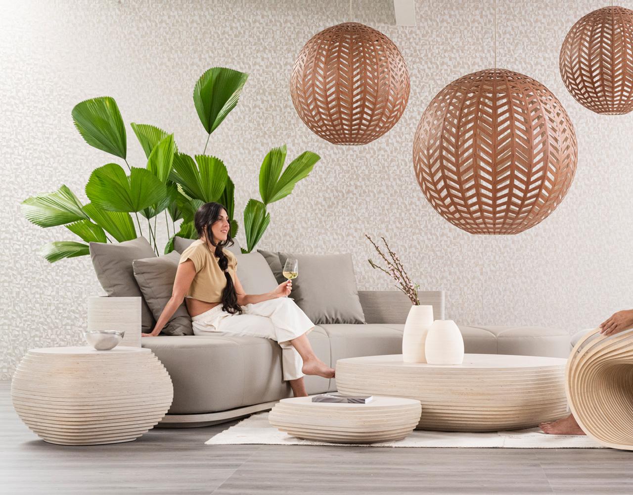 Table basse sculpturale Pebbles XL de Piegatto Neuf - En vente à Guatemala, GU